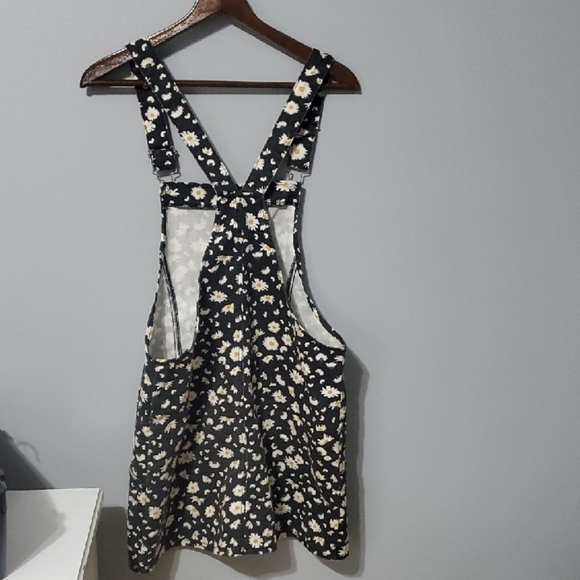 Daisey Overall Dress Womens Size Juniors Size Large 11 13 Floral No Boundaries - Picture 4 of 11